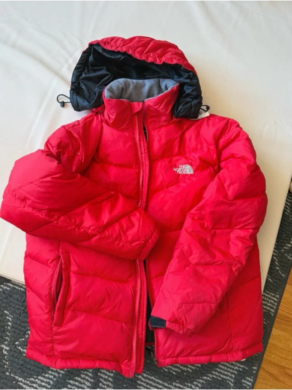 The North Face Red Puffer Jacket